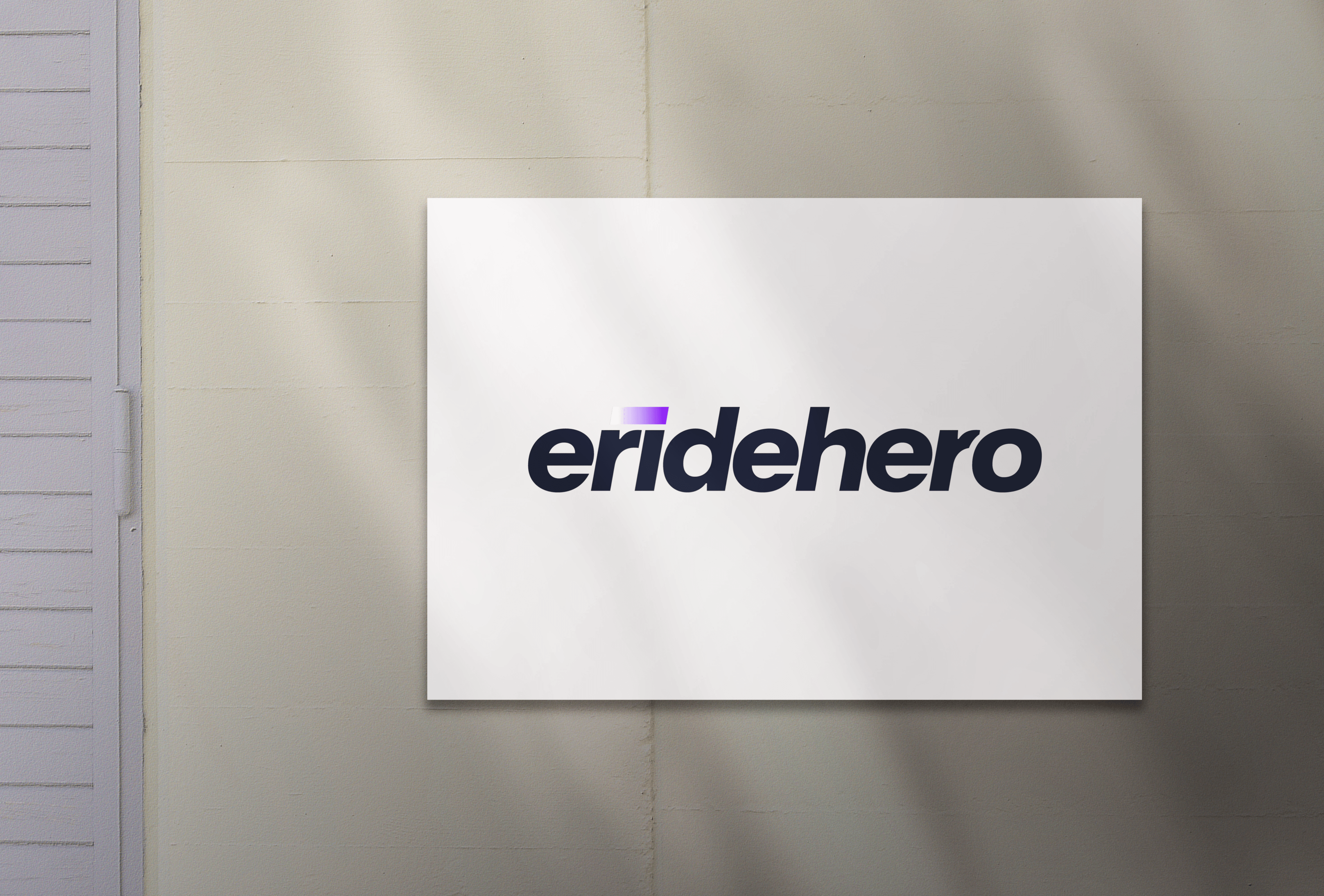 ERideHero Logo Mockup